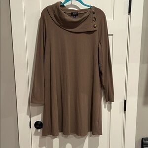 Alyx Brown Long Sleeve Dress